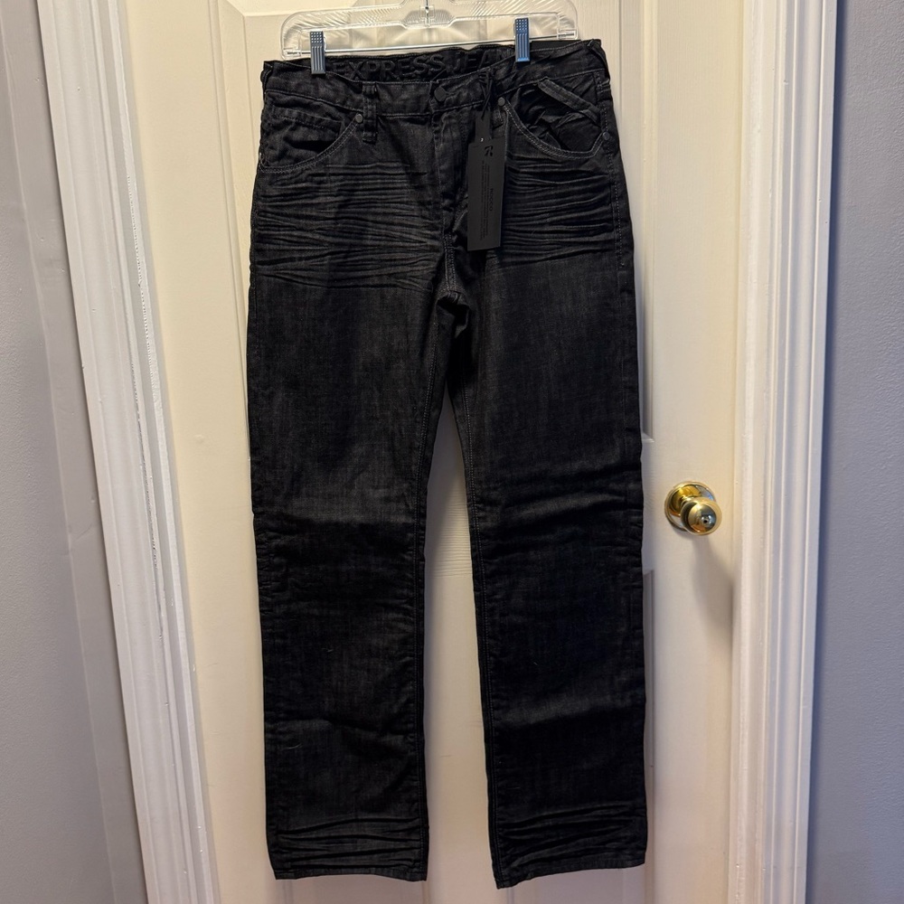 Express Men's Black Jeans
